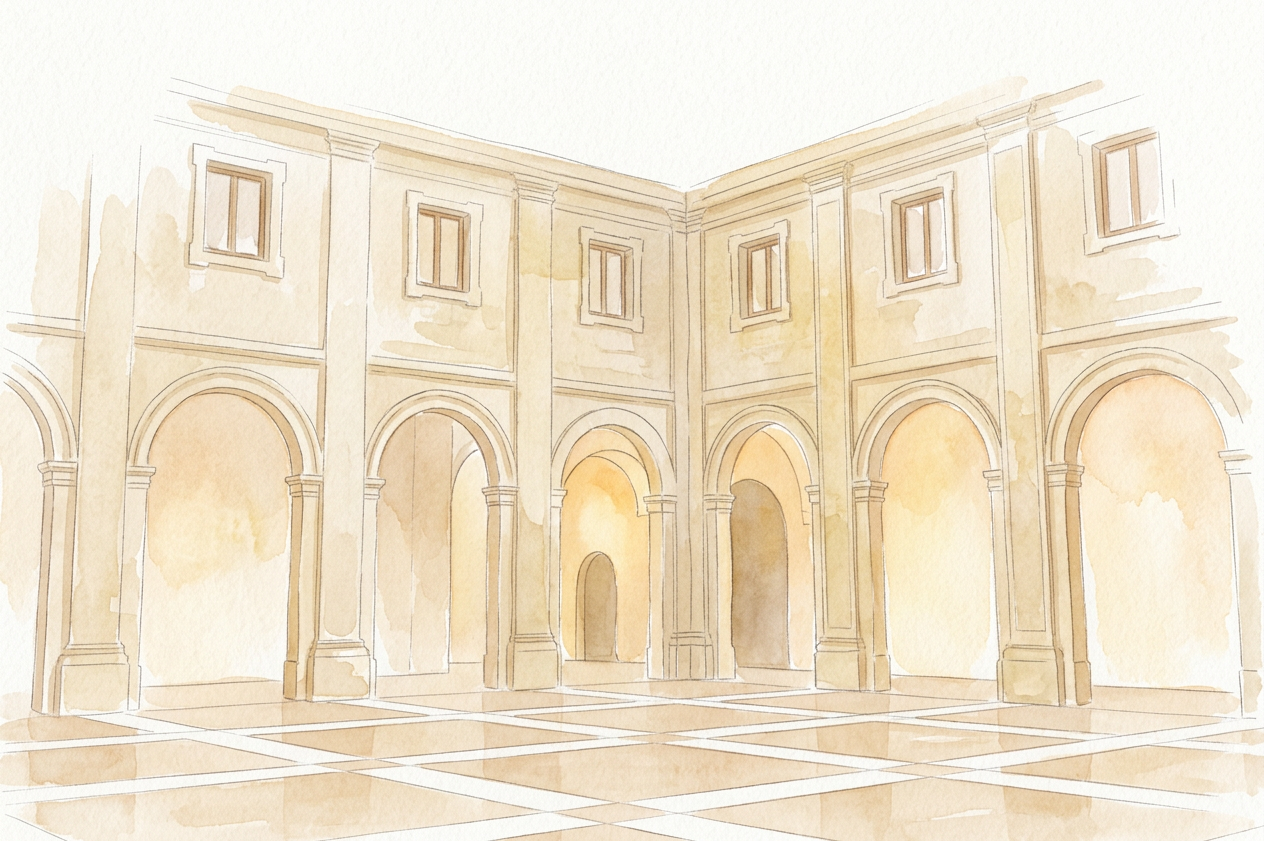 Acuarela del Restaurante Vandelvira